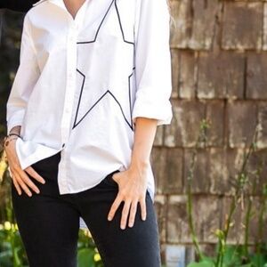 Current Elliot The Elenora star embelished Blouse